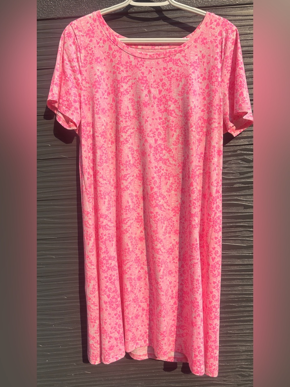 Lilly Pulitzer Pink Floral Shift Dress